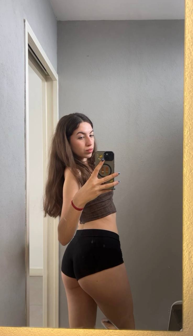 Amber in her underwear in Yamoussoukro