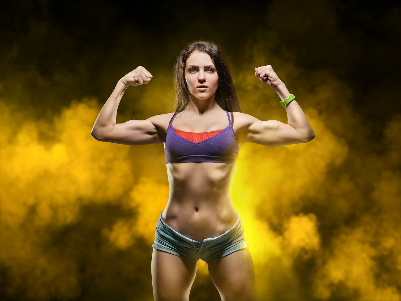 Athletic girls in Yamoussoukro